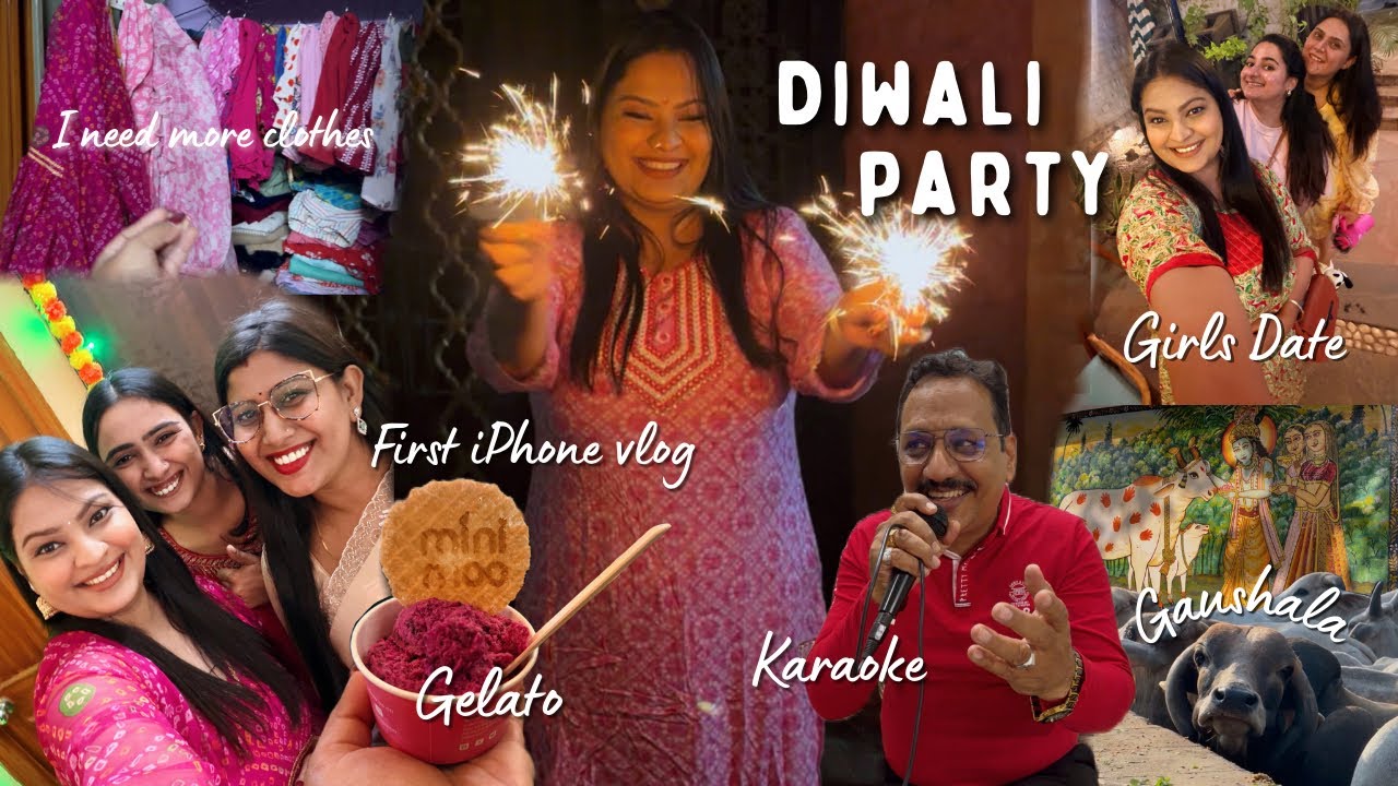 Gossip with Girlies 🤭 Diwali Party ✨ First Vlog with new iPhone 💃🏻 Doll’s Vlog