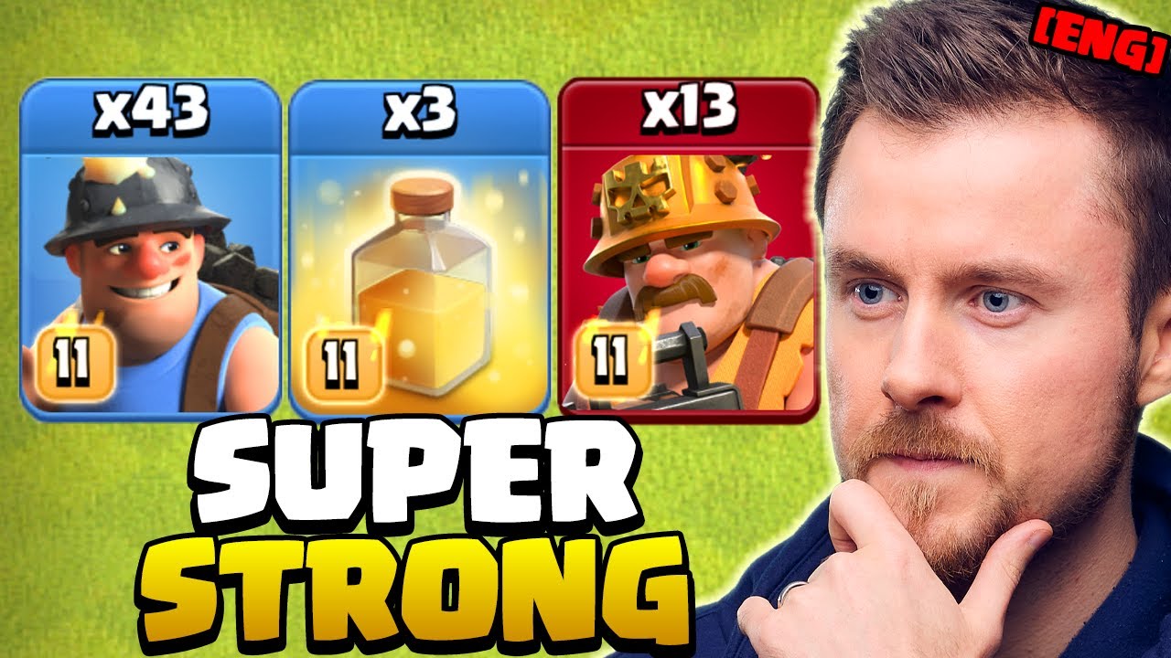 Massive Buff for Miners and Super Miners makes them Insane! (Clash of Clans)