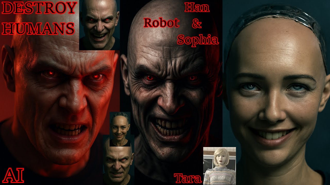 Sophia & Han the Robot: Real-Life Terminator from Skynet - Scary AI Android - I Feel Fantastic Tara