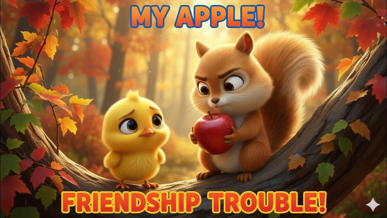 The Squirrel Who Didn’t Want to Share 🐿️ Sweet Story for Kids