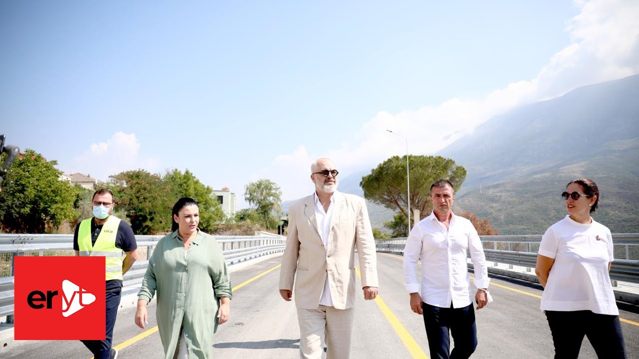 Kryeministri Edi Rama - Hapet bypass-i i Tepelenës