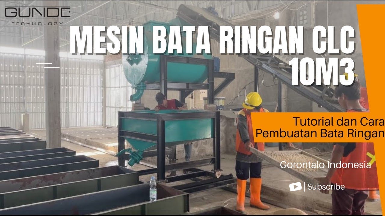 BEGINI CARA PRODUKSI BATA RINGAN CLC, BERIKUT FORMULANYA !!!!!