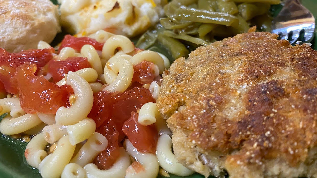 Episode 15: How to Make Salmon Patties, Twice Baked Mashed Potatoes, and Macaroni and Tomatoes