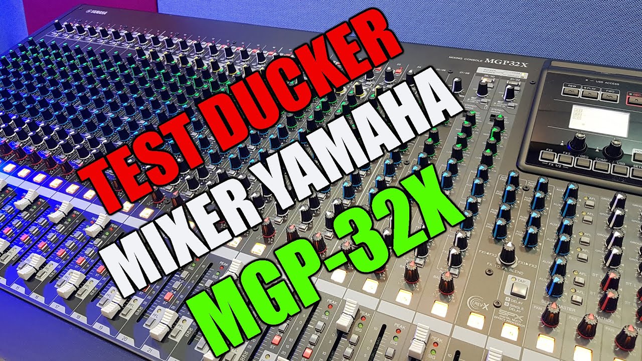 Review Mixer Analog YAMAHA MGP 32X Original | Mixer YAMAHA 32 Chanel berkualitas Garansi Resmi 1 Thn