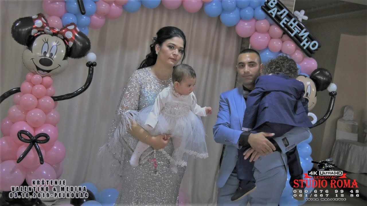KRŠTENJE VALENTINO & MEDINA /part-1 restoran/03.10..2019 PEJKOVAC-STUDIO ROMA 4K IVICA LESKOVAC