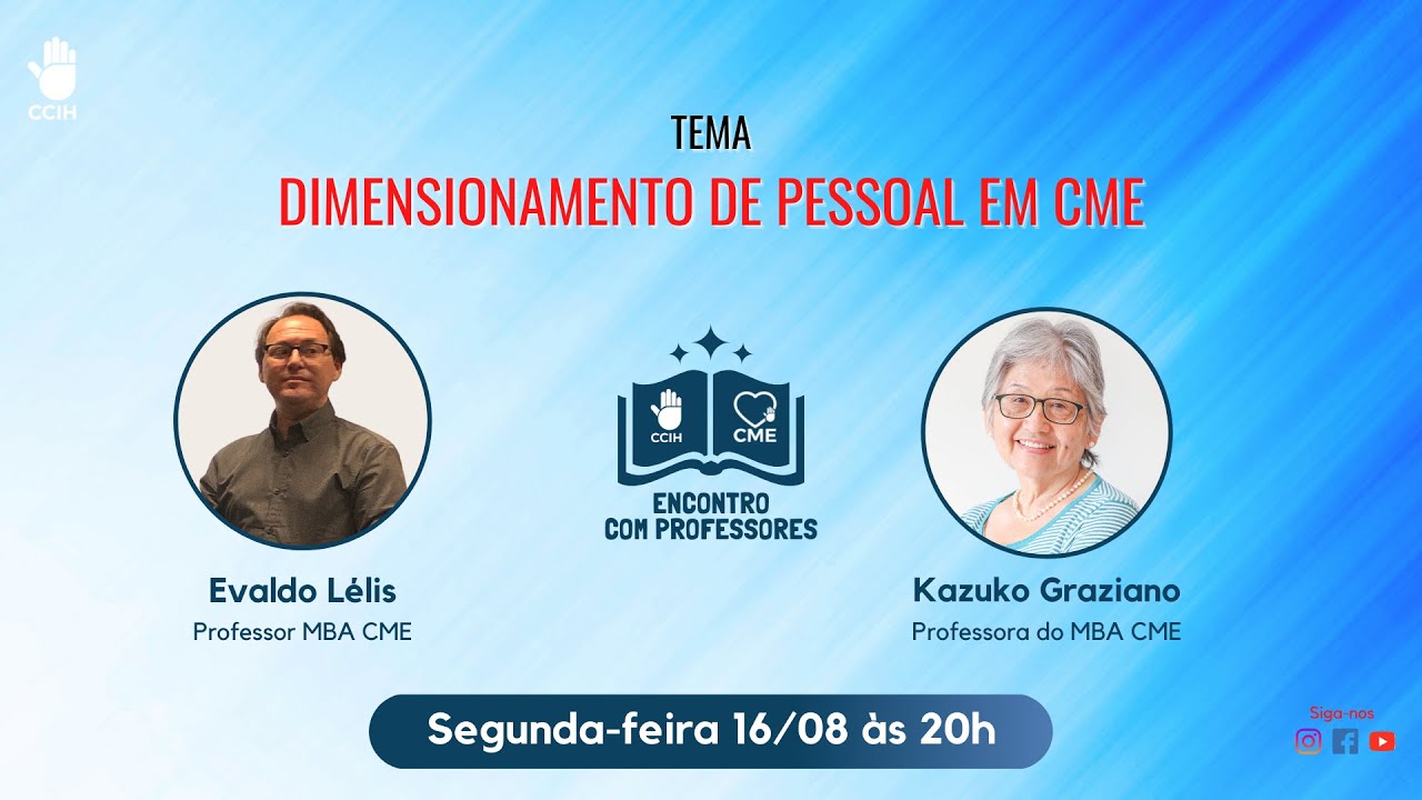 Dimensionamento de pessoal em CME