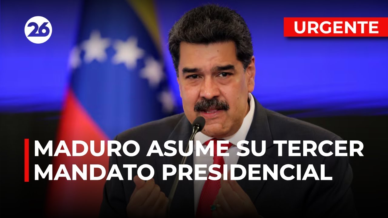 🔴 EN DIRECTO - VENEZUELA | MADURO ASUME SU TERCER MANDATO PRESIDENCIAL
