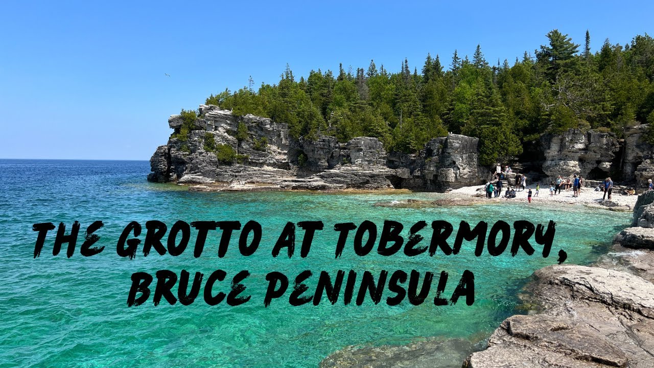 Visiting The Grotto At Tobermory, Bruce Peninsula #tobermory #brucepeninsula