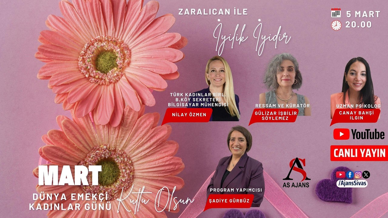 🔴 CANLI YAYIN Zaralıcan ile İyilik İyidir Nilay Özmen, Gülizar İşbilir Söylemez & Canay Bahşi Ilgın