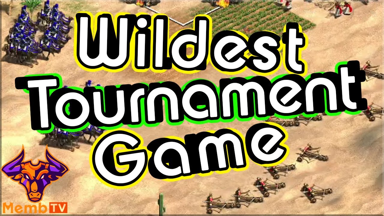 Wildest AoE2 Tourney Game... Hoang in a Tournament!