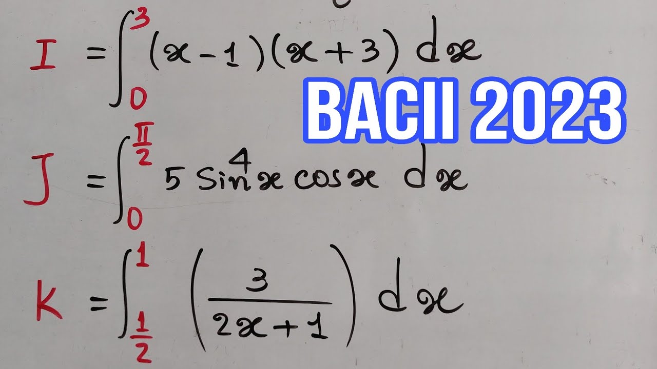 អាំងតេក្រាល BacII 2023