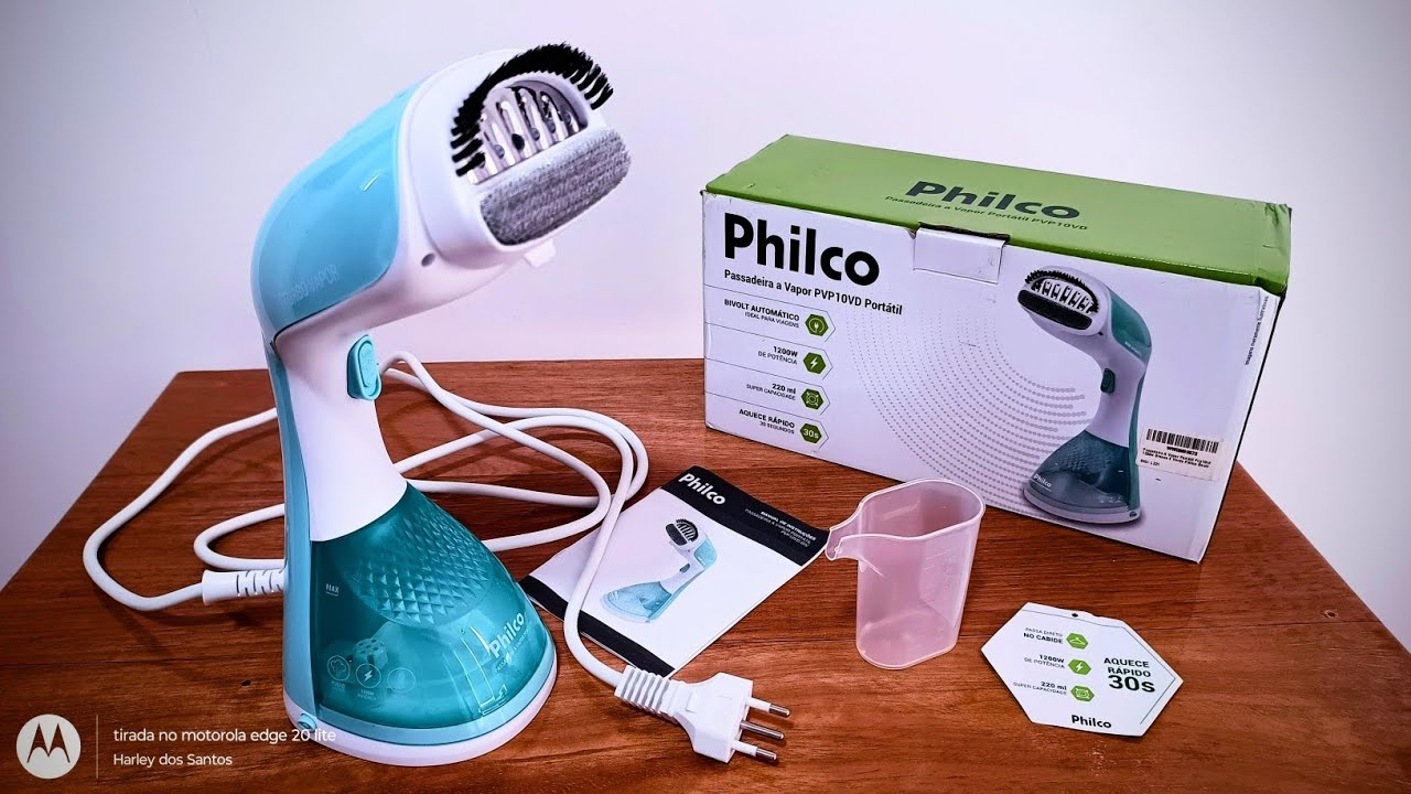 São Coisas Uai! | Vaporizador para Roupas Passadeira Portátil PVP10VD Philco | Abrindo e Testando.