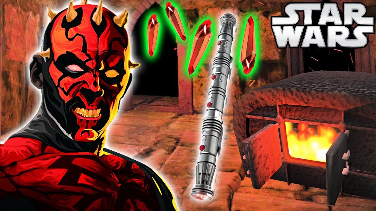 How Darth Maul BUILT His RARE Lightsaber (Animated) - Star Wars Explained