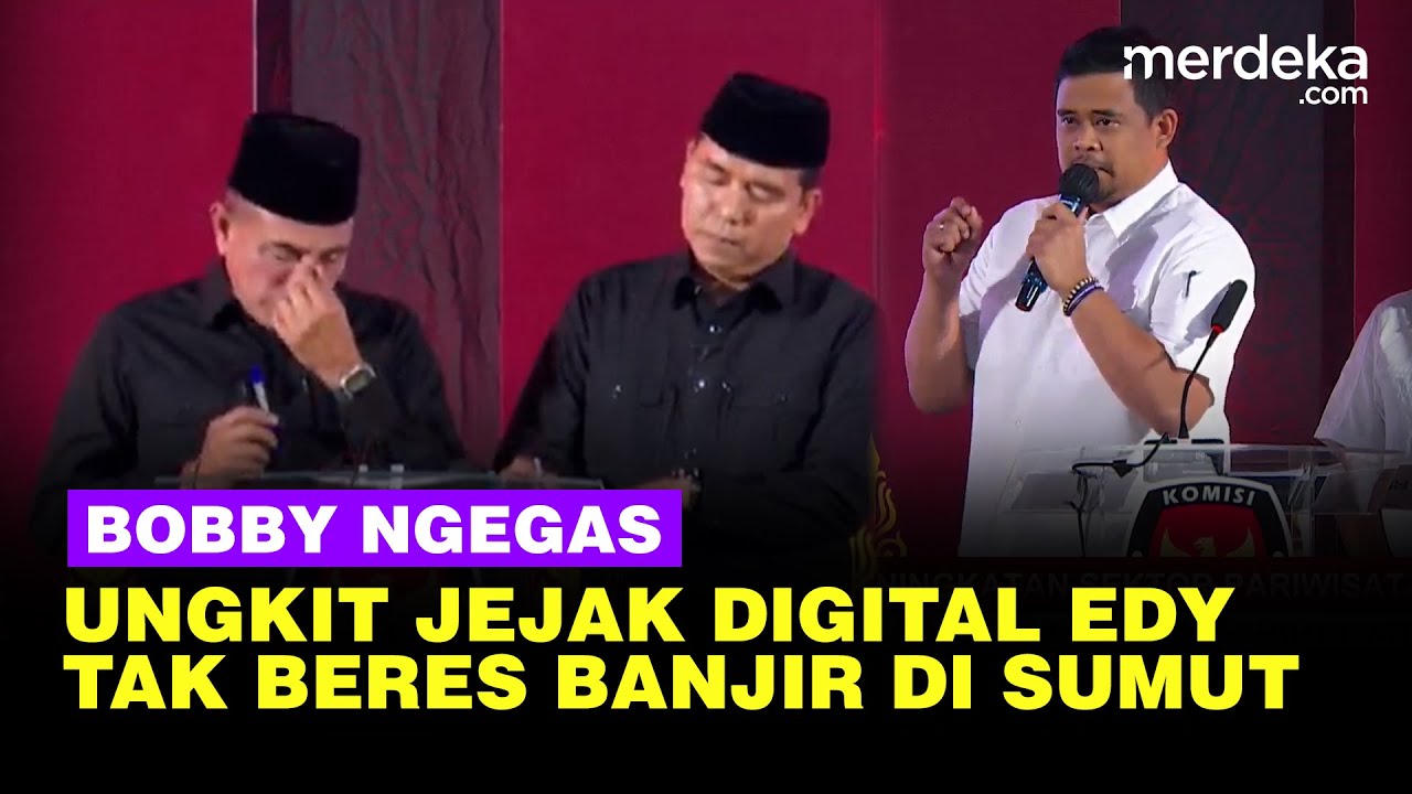 Ngegas Bobby Sikat Edy Ungkit Jejak Digital Janji Bereskan Banjir di Sumut