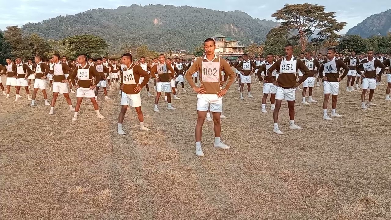 Assam police Training II#Battalion mass PT#subscribe #viral #comments