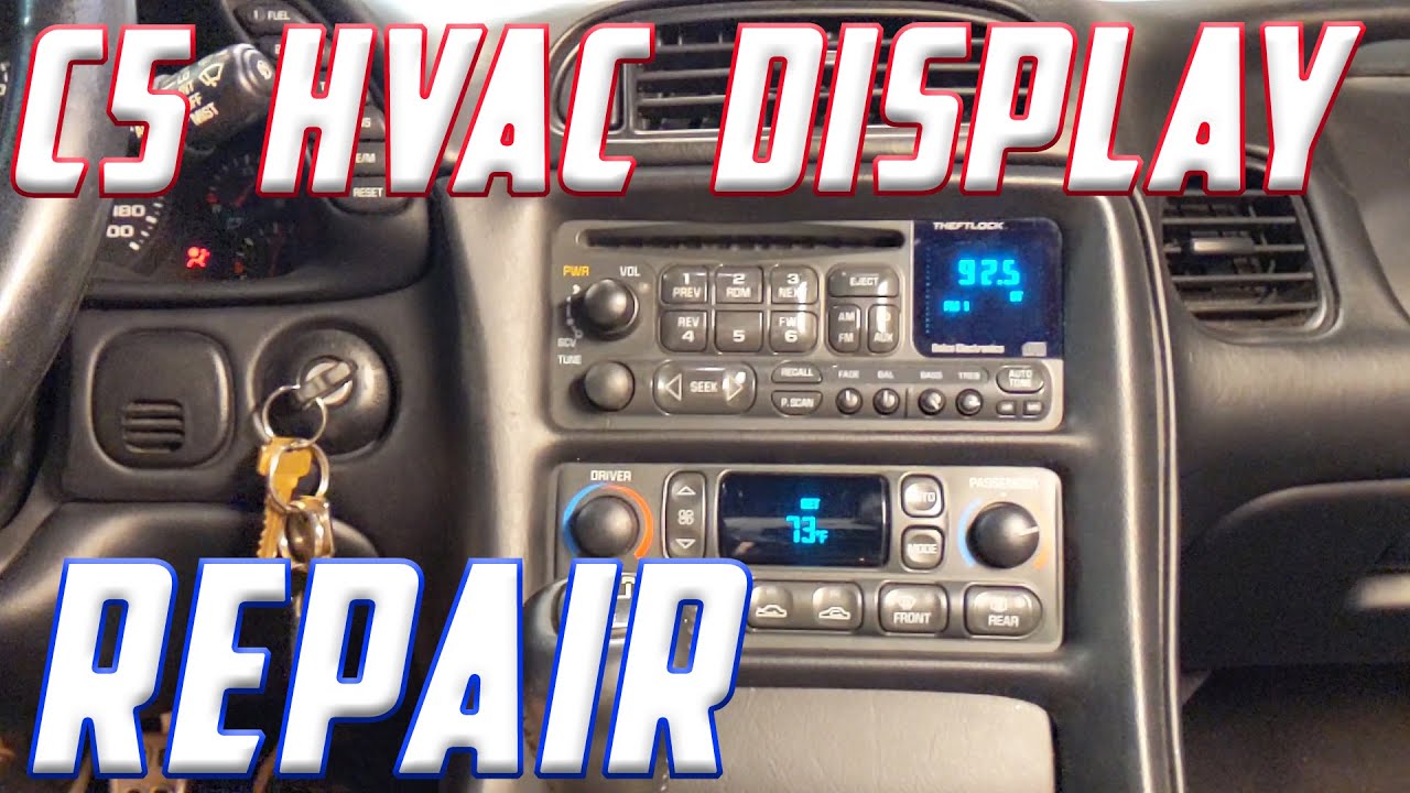 C5 Corvette DIM HVAC Control Display Repair/Fix