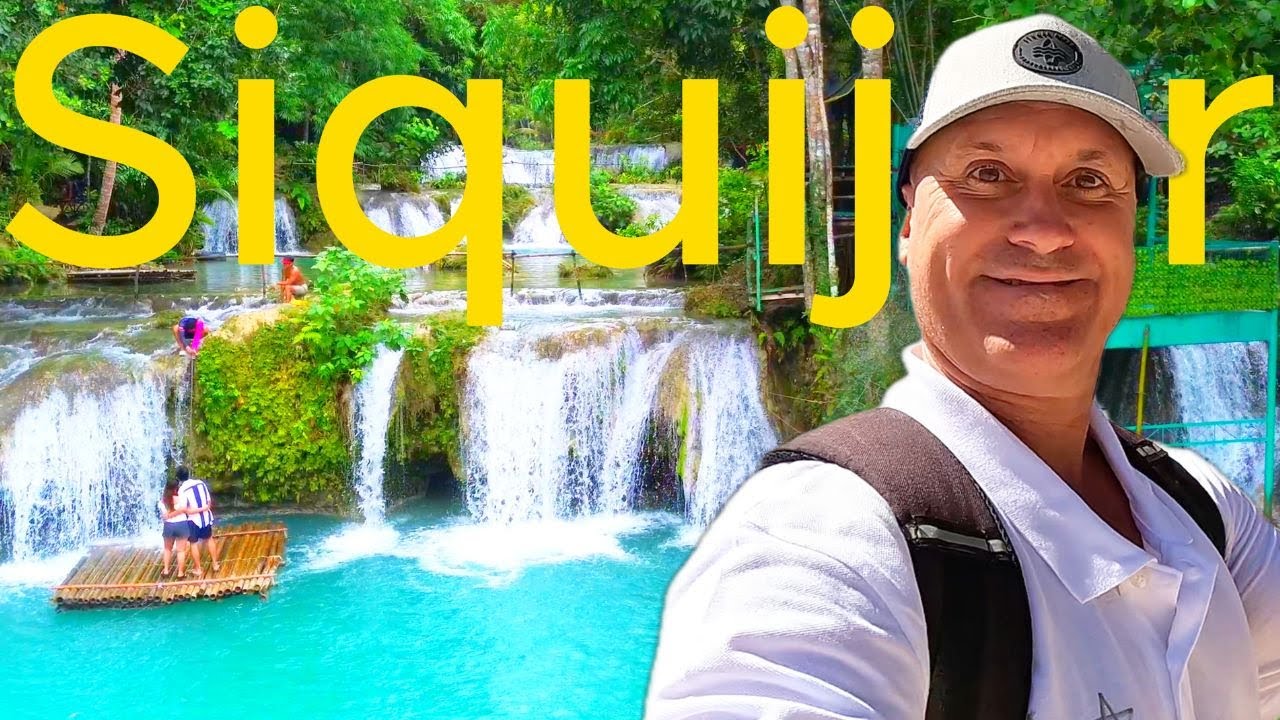 СИКИХОР Филиппины. Сан-Хуан, водопад Камбугуай, старое зачарованное дерево, пляж Тубод, церковь С...