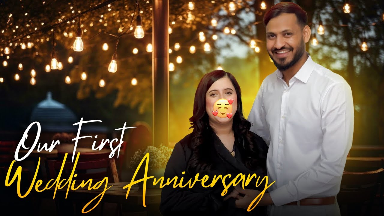 Our First Wedding Anniversary in the UK 🇬🇧|Surprised Halee for our wedding anniversary🥰💝
