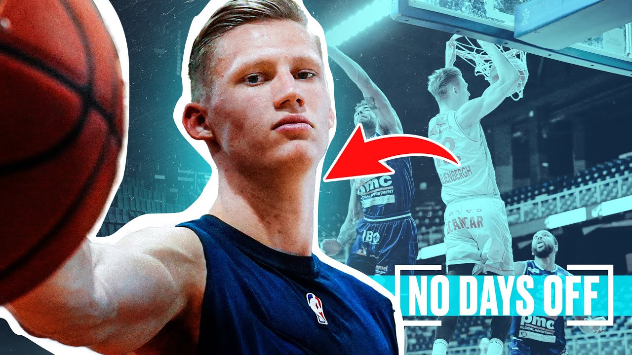 Vrenz Bleijenbergh the 2.11m 🇧🇪 basketball gem is ready to find its place in the NBA 🤯 | NO DAYS OFF