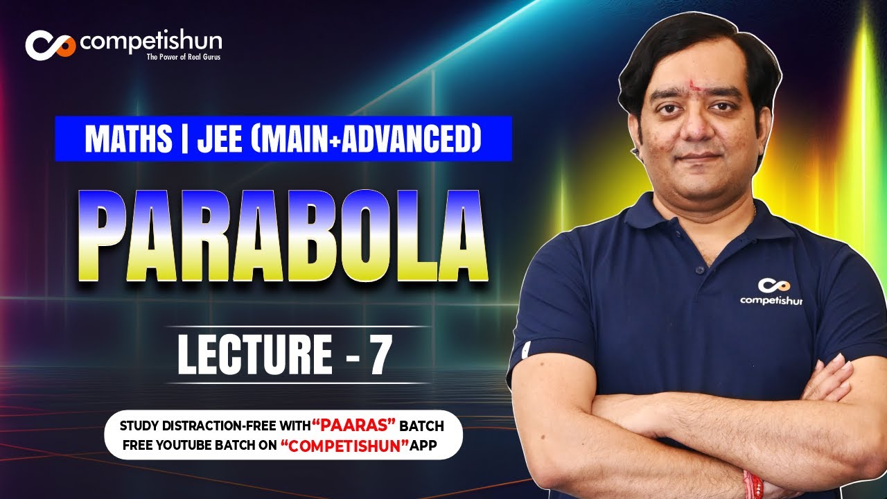 #7-Parabola Line and parabola and Tangent to parabola IIT JEE