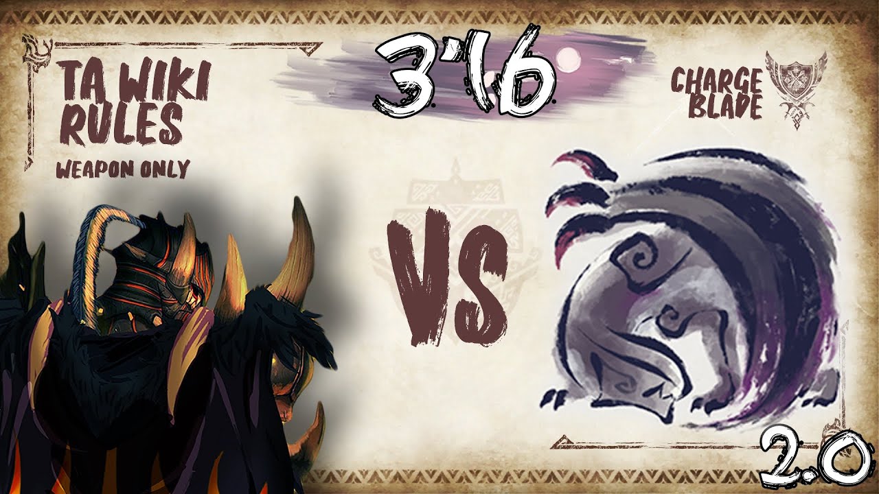 MHR: Sunbreak | Gore Magala [3'16] Charge Blade | TA