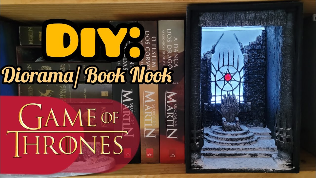 DIY Game of Thrones: Como fazer Diorama do Trono de ferro com materiais reciclados
