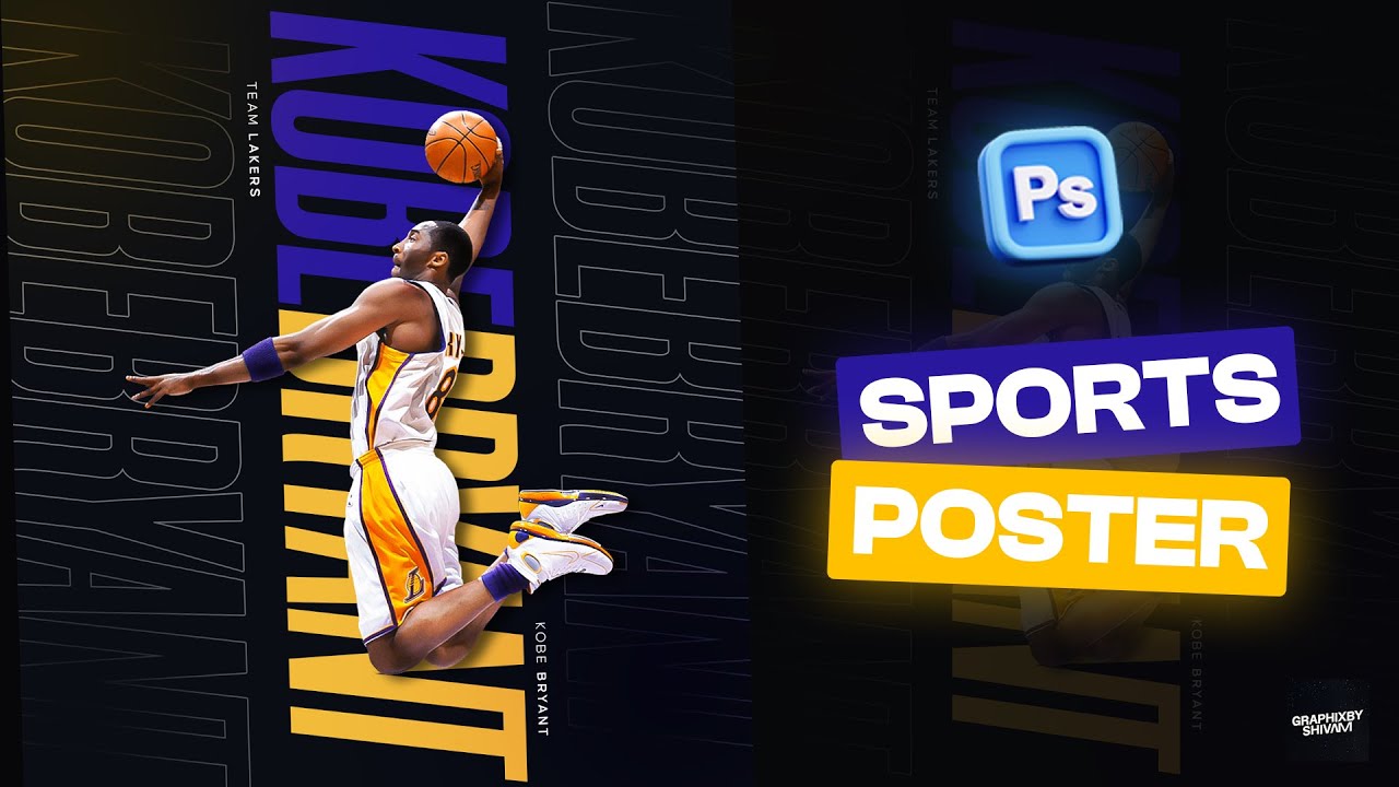 Sports Poster Design / Basketball Poster Design / Photoshop Tutorial