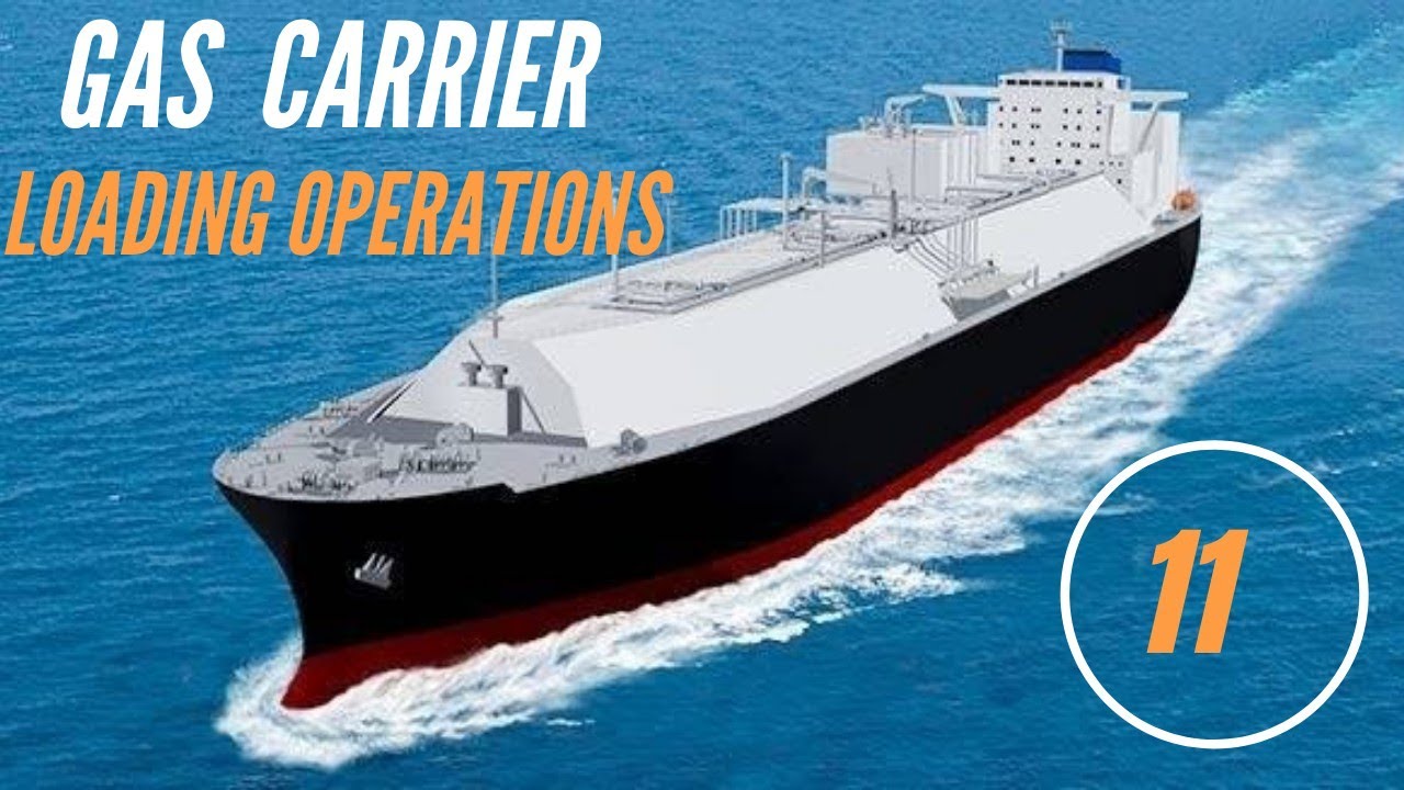 Gas carrier - Loading operations | Lpg ship loading operations | cargo loading operations | tankers