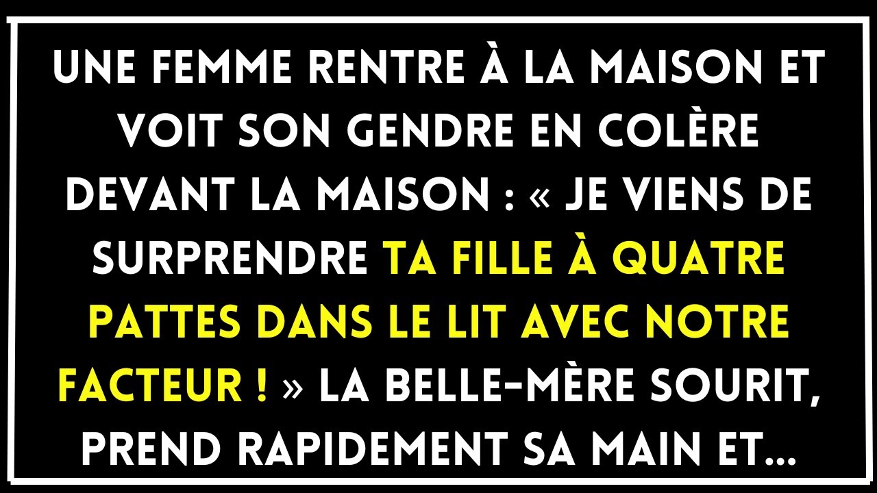 Blague Du Jour! 🤣 Une femme rentre &agrave; la maison et voit son gendre... Blagues Dr&ocirc;les Adultes! 🤣
