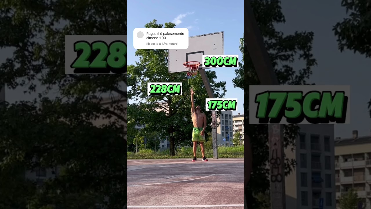 175 cm Dunk, pensava fossi 190cm😂😂  #jump #dunking #motivation #jumptraining #dunk