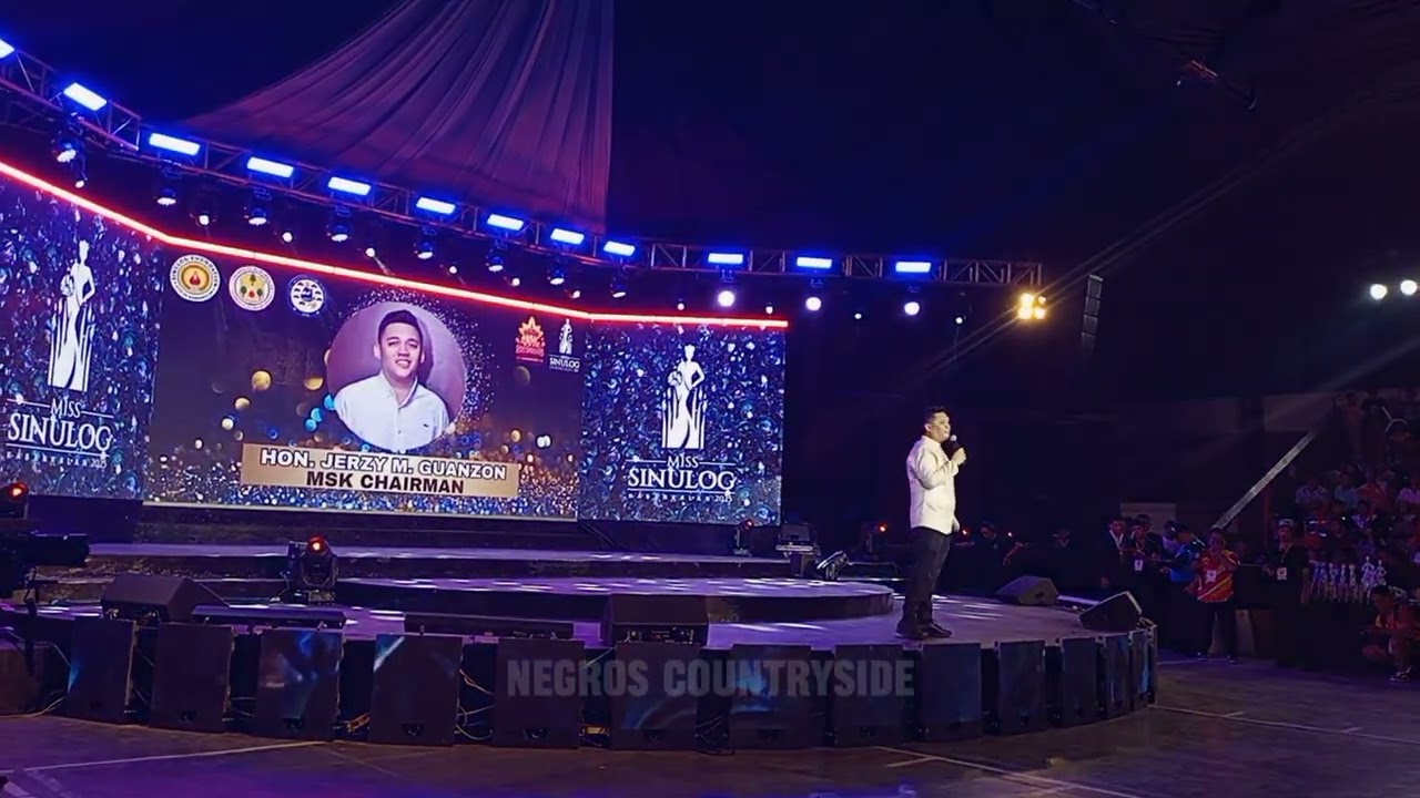 SP Jerzy Guanzon - Miss Sinulog Kabankalan Chairman | Miss Sinulog Kabankalan 2025 Coronation Night