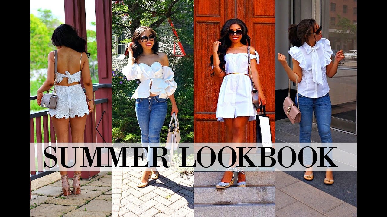 SUMMER OUTFITS OF THE WEEK | SUMMER LOOKBOOK 2017 - How To Wear All White!