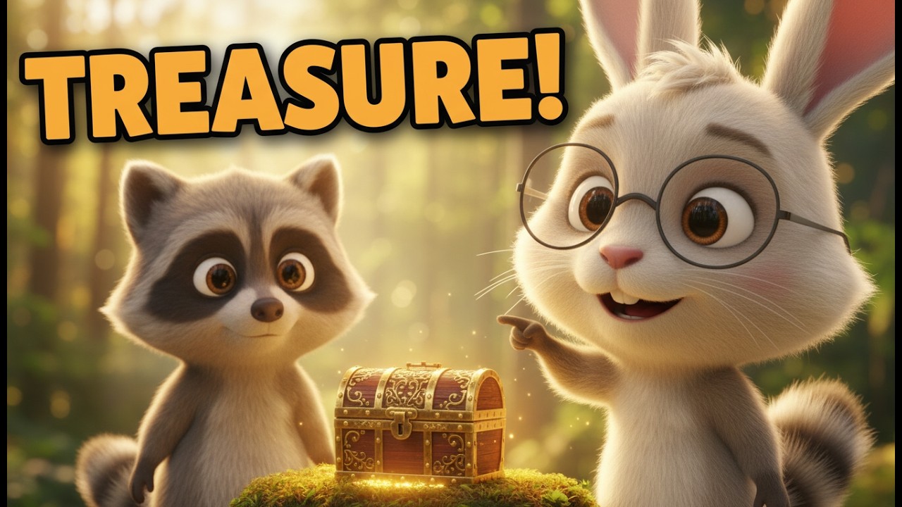 Leo the Bunny Helps Rumi Find Her Lost Keepsake! 🦝💎 | Leo’s Forest Adventures