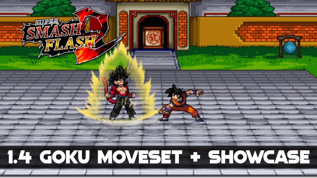 SSF2 1.4 | Goku FULL MOVESET + SHOWCASE