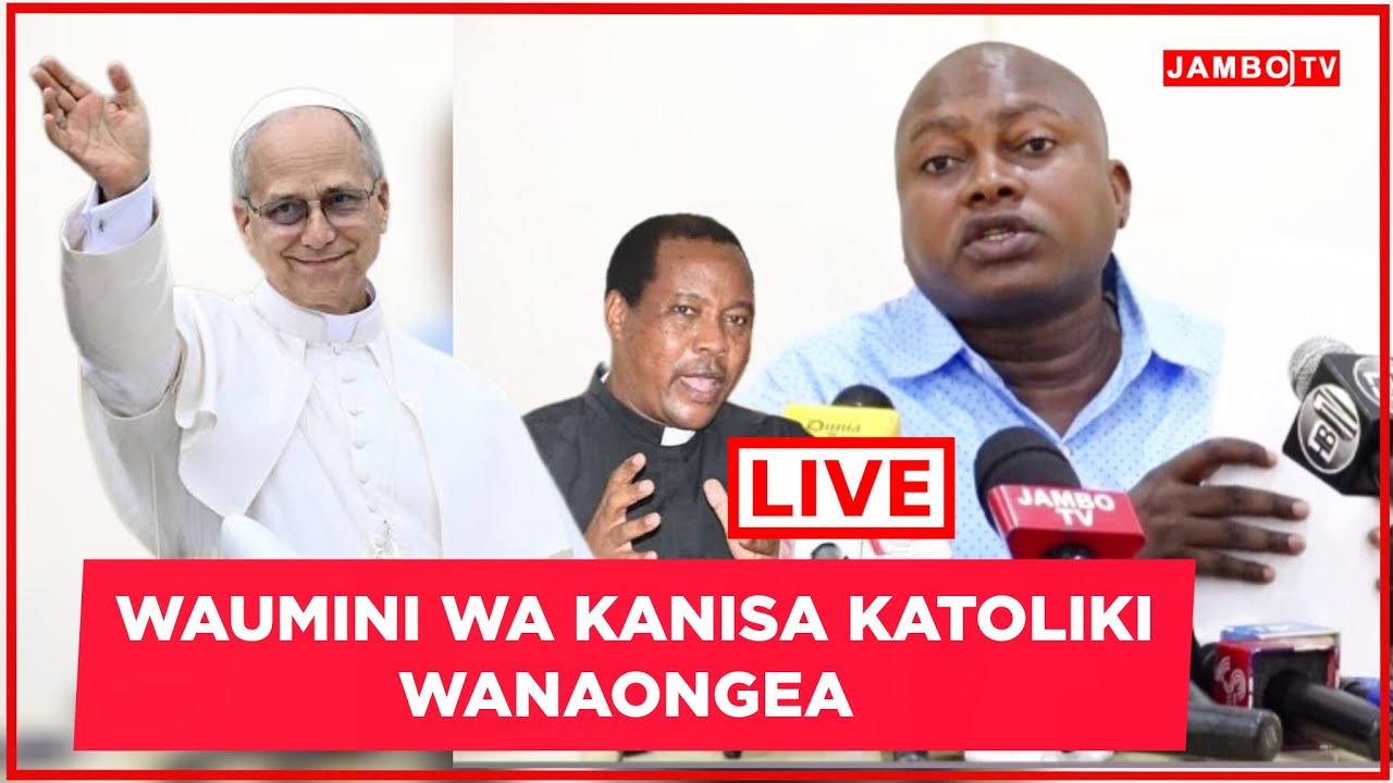 🔴#LIVE: WAUMINI WA KANISA KATOLIKI WANAZUNGUMZA MUDA HUU