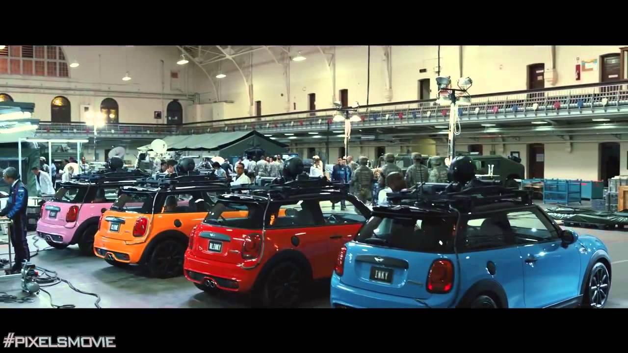 MINIs as ghosts in Pixels Official Trailer - Summer 2015