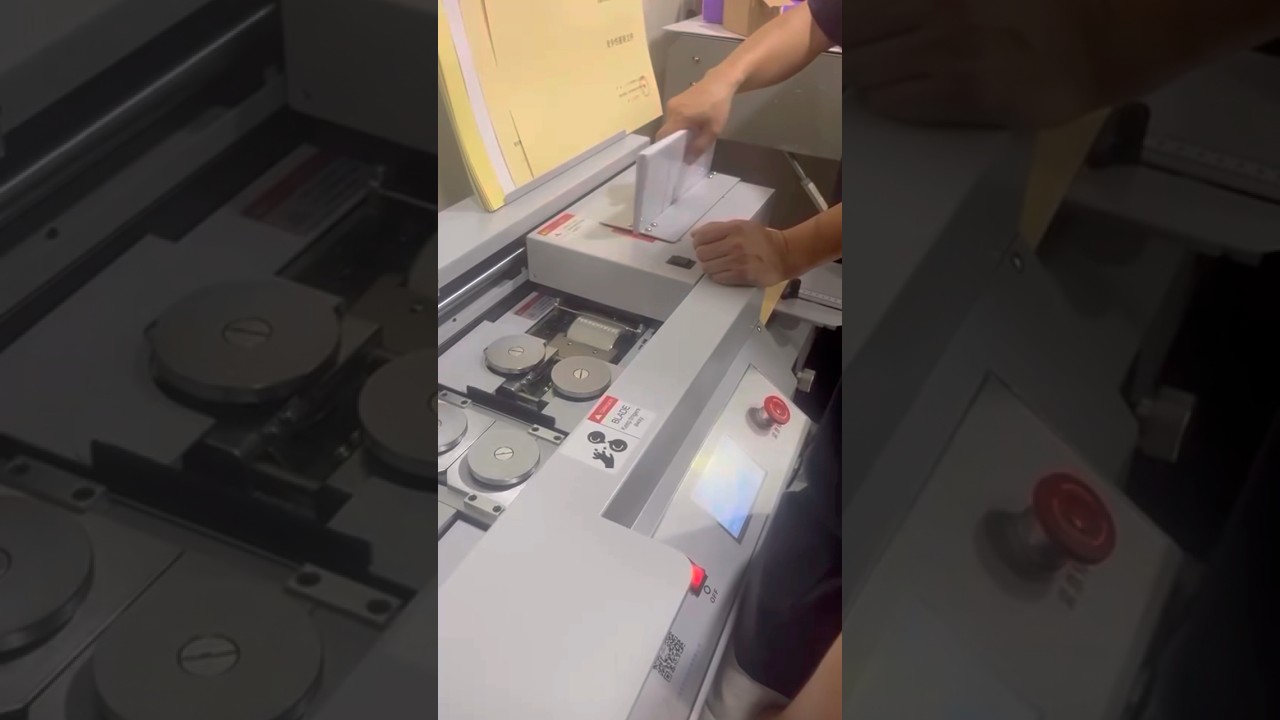 Shanghai Horizon automatic perfect binding machine installed an the print shop #paper #printshop