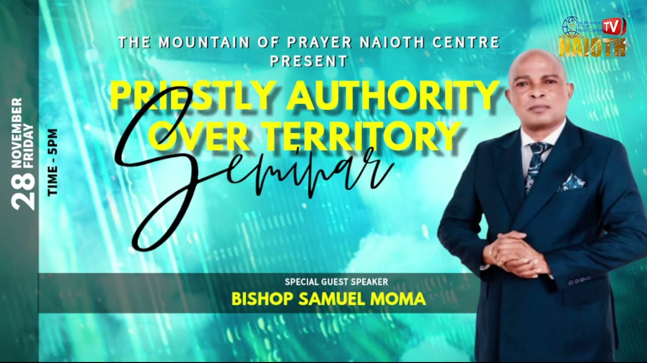 FRIDAY 28.11.2025 November Special Seminar With Bishop Samuel MOMA