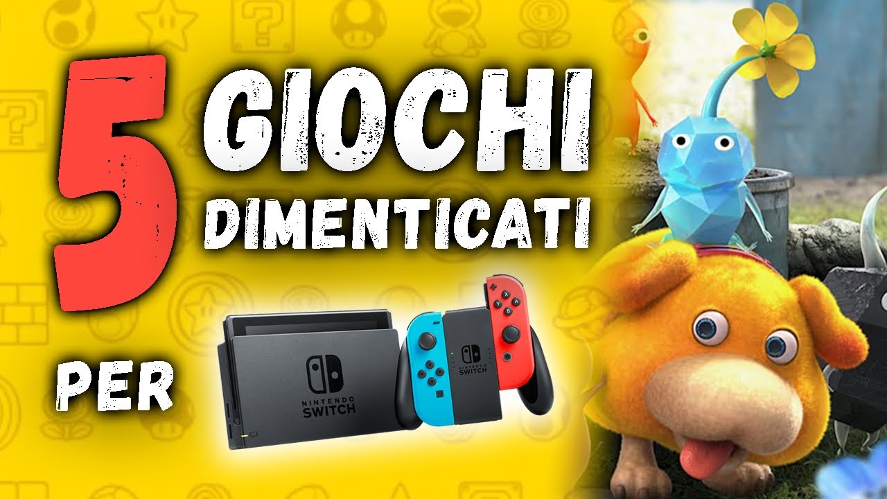 TOP 5 giochi Nintendo Switch SOTTOVALUTATI (DA RECUPERARE)