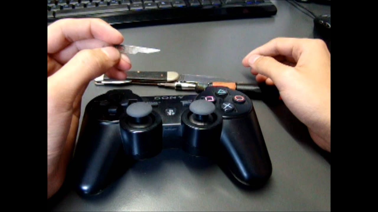 Ps3 Controller mod LED mod German Deutsch part 1
