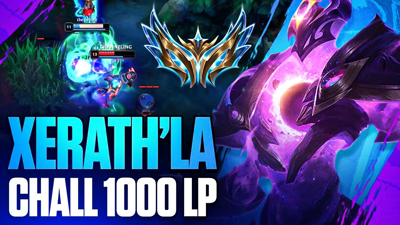 Script gibi Xerath'la challenger 1000 LP olan oyuncu