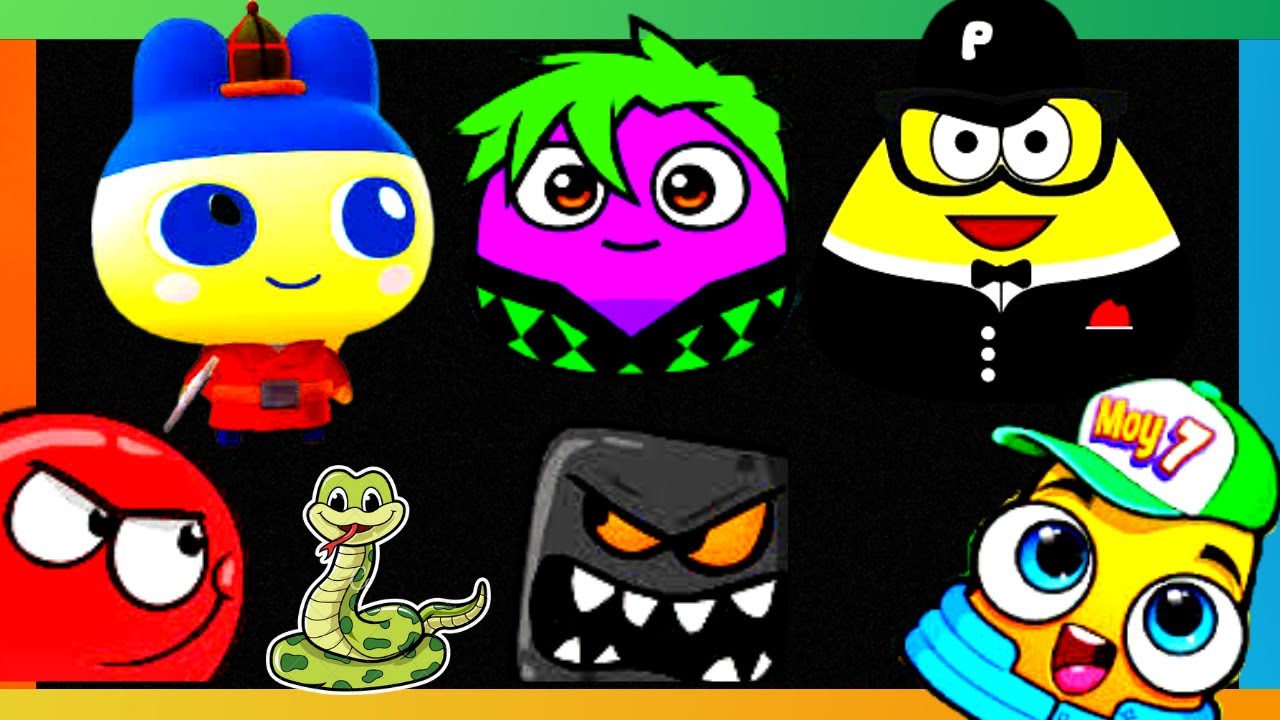 Moy 7 - Pou - My Boo - My Tamagotchi Forever - Red Ball 4 é Worms Zone io #gameplay