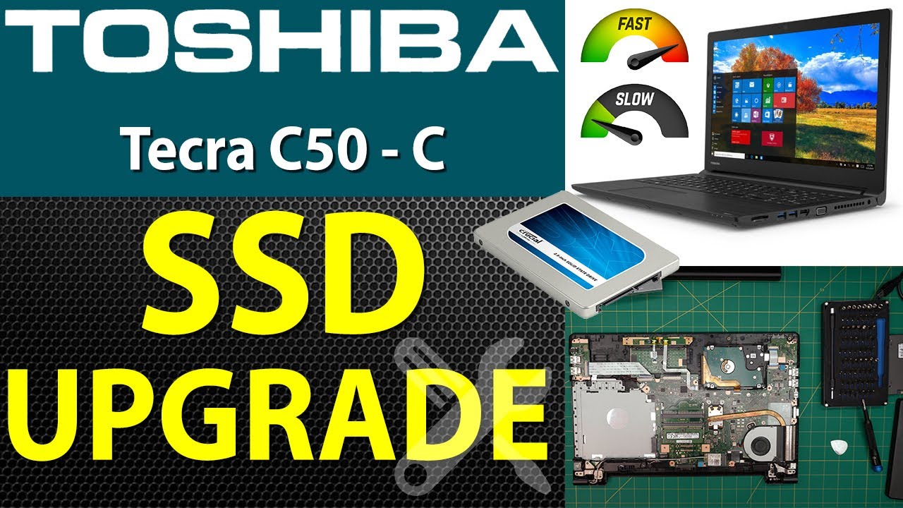 Как обновить хранилище (SSD/HDD) для Toshiba Tecra C50 C PS571u — пошаговое руководство✅