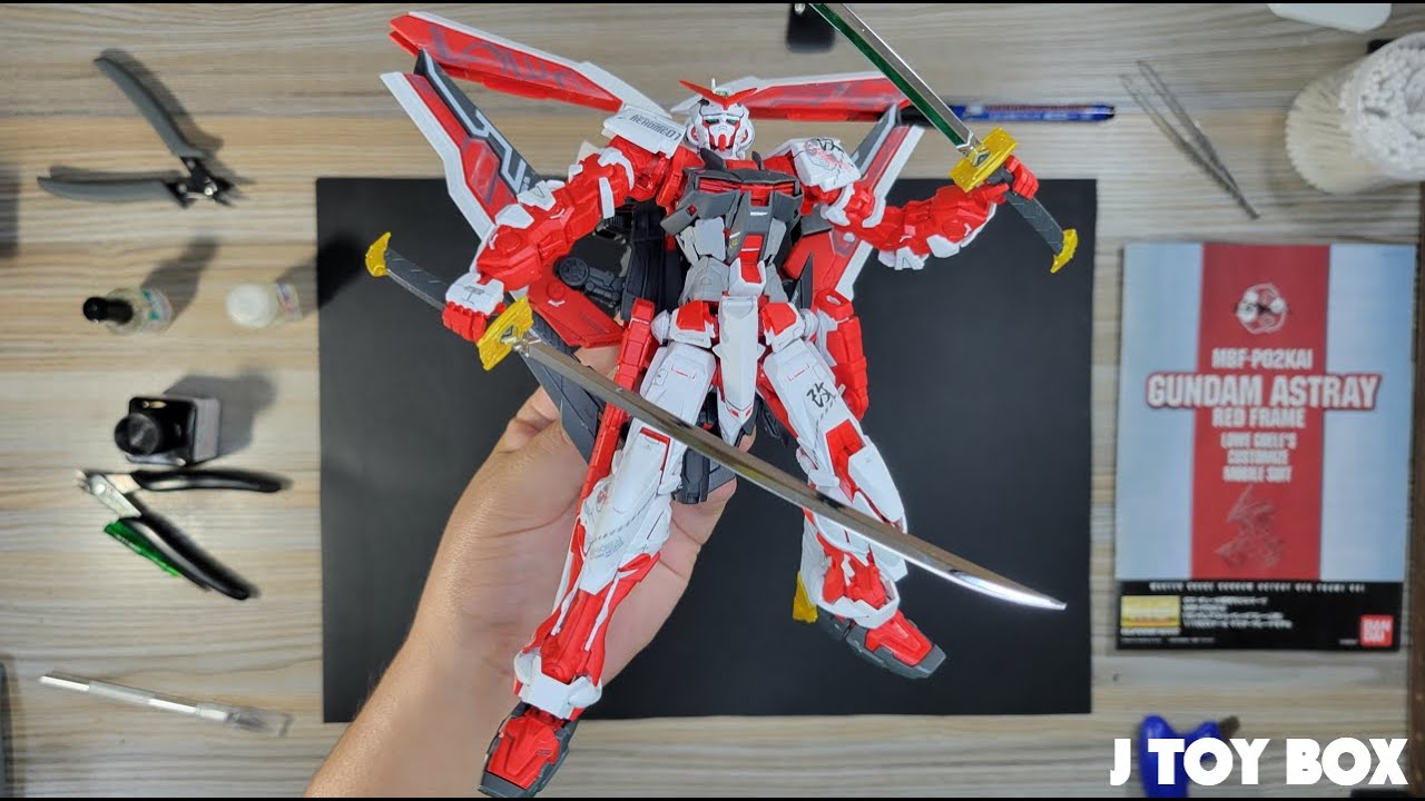 【ASMR BUILD】Gundam Astray Red Frame Kai MG 1/100 