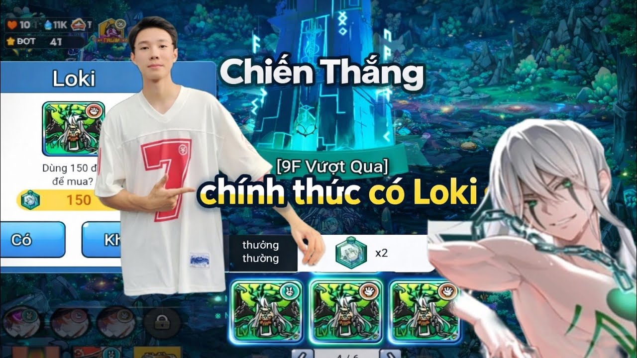 Chính thức có loki và chơi tháp Loki | TMTgame| code gold tower defense #busidol 