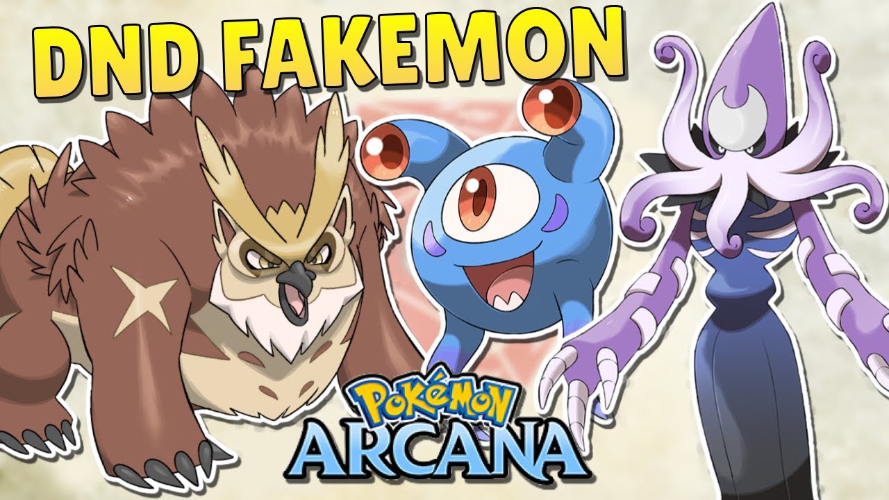 MORE DUNGEONS AND DRAGONS POKEMON - DnD Region Fakemon