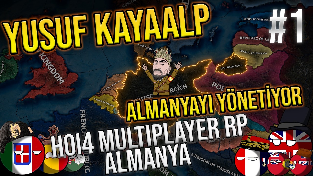 @YusufKayaalp İLE ALMANYA Y&Ouml;NETİYORUM | Hearts of Iron 4 - MULTIPLAYER RP | ALMANYA #1