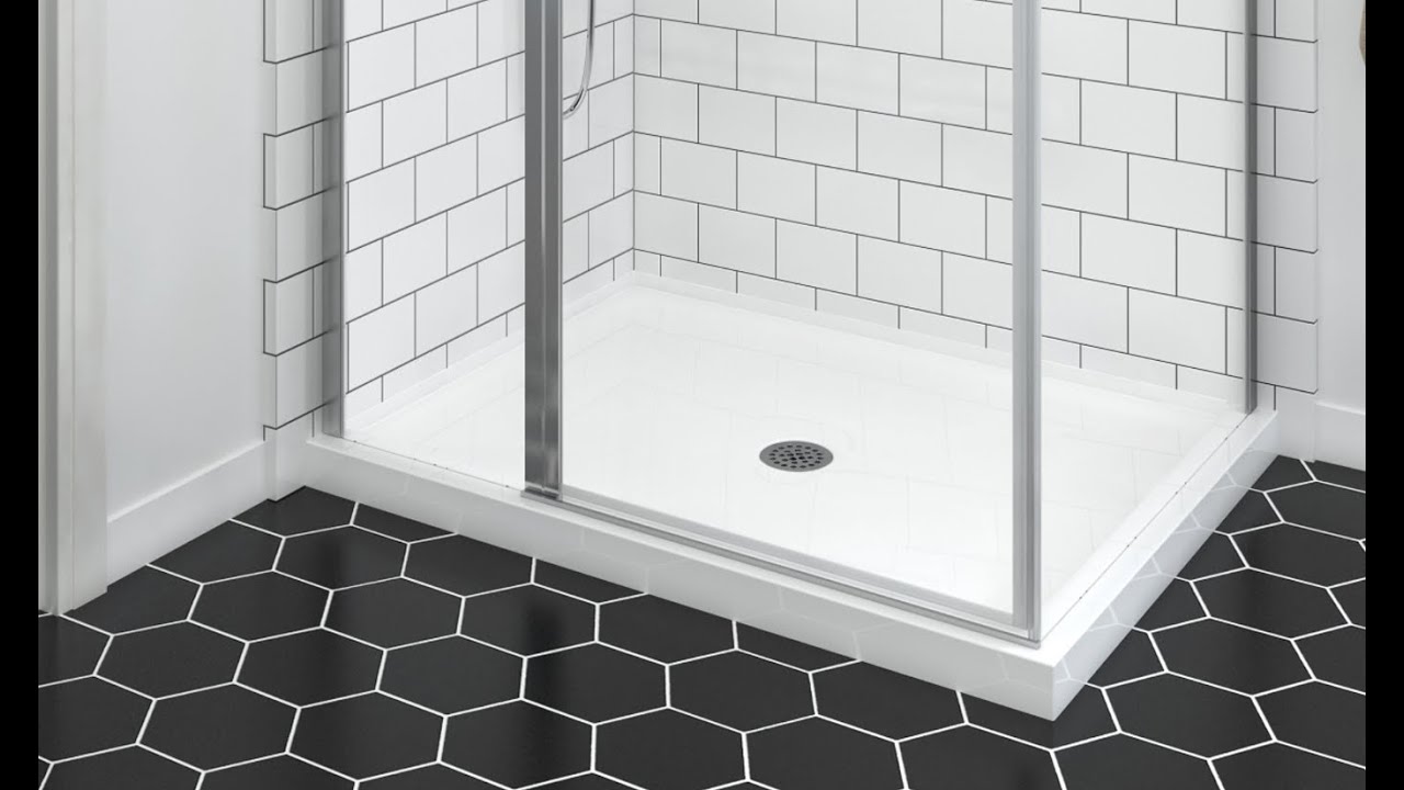 Base de douche anti-fuite, en coin - Anti-leak shower tray, corner