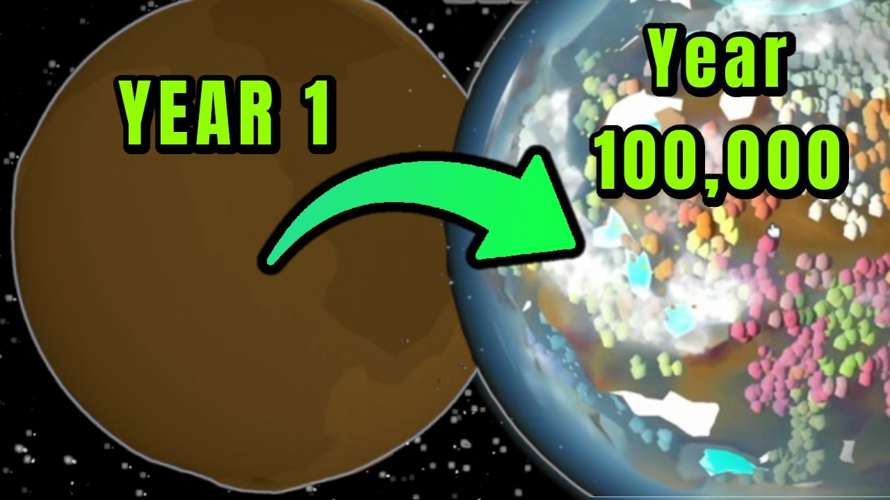100 000 лет эволюции планетарной жизни: спороподобная игра