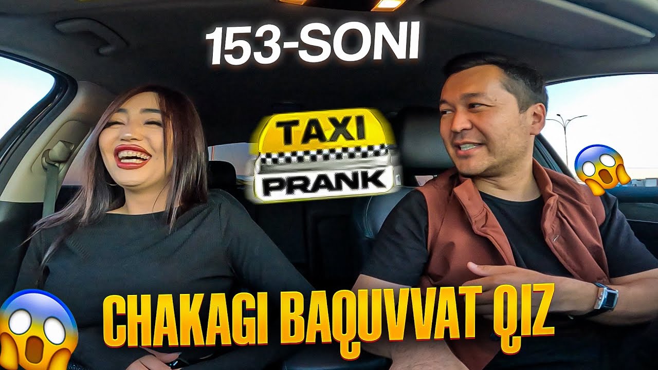 Taksida prank 153-Soni😎 Namanganlik bloger qiz seylisha bilan bo’ldi😅 16+